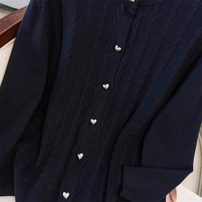 Plus Size Knit Cardigan for Women - Extra Loose Fit, Bust 150/160, Supports 200-350 Jin, Style 8030