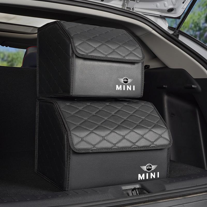 Skórzany Duży Pojemnik do Bagażnika Samochodowego Case Dla Mini Cooper One JCW F54 F55 F56 F57 F60 R52 R53 R55 R56 Akcesoria Samochodowe hsgql22