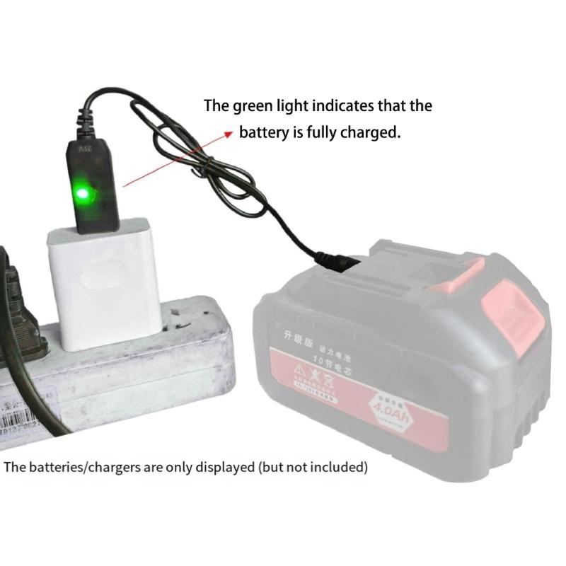 USB zu DC21V Adapterkabel 5V zu 21V Konvertierungs-Boost-Kabel zum Laden von 21V Batteriesystemen Hochwertige Kunststoffkonstruktion