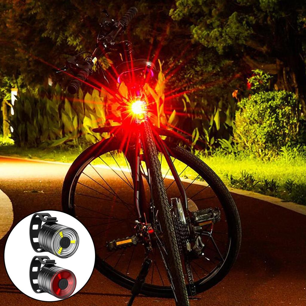 Bike Lights Front and Back, Warning Lights, Commuting/Road Cycling Headlight and Easy