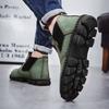 Herren Handgefertigte Echtleder Stiefel Große Größe Bequeme Stiefeletten für Herren Freizeitschuhe Outdoor Stiefel Chelsea Boots