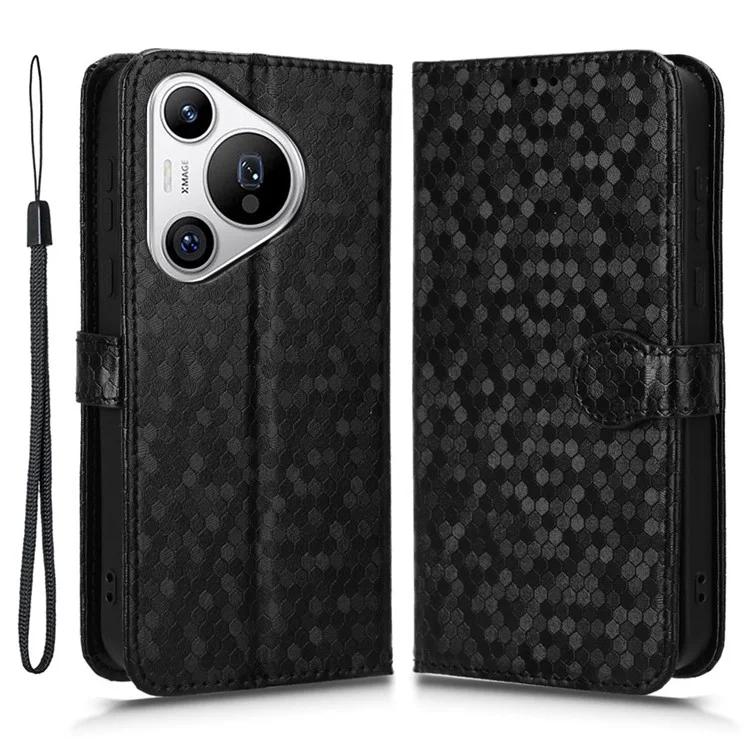 

Для Huawei Pura 70 чехол PU кожаный узор в виде точек кошелек чехол для телефона
