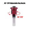 Adjustable 360° 45°~270° Buried Pop-Up Sprinkler 1/2" Internal Thread Garden Lawn Irrigation Scatter Sprinkler Rotary Sprinkler