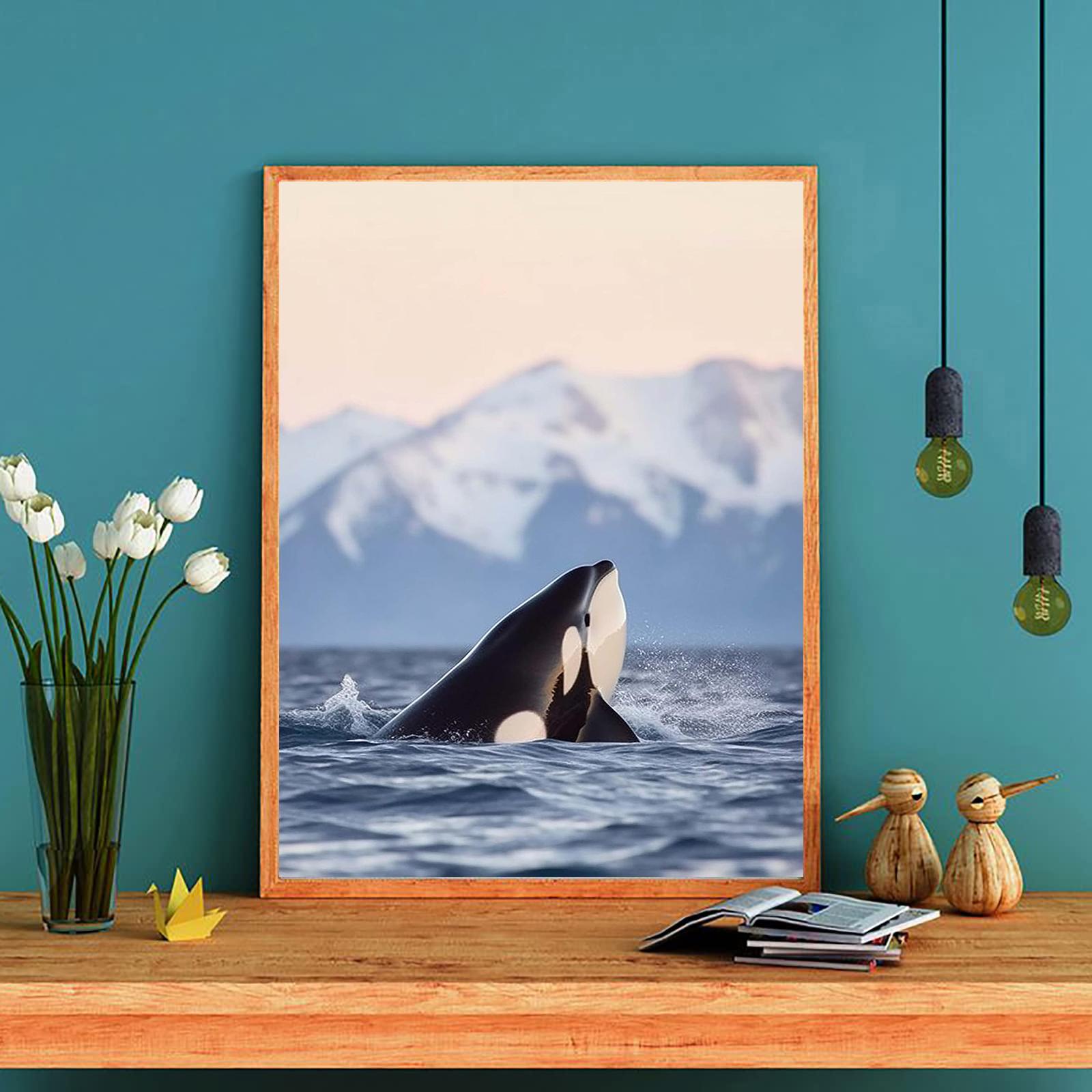 

5D DIY Алмазная картина «Касатка» Набор для вышивки крестом Мозаика Алмазная вышивка Роза Полный круглый квадратный дрель Украшение дома Round 30x40cm