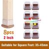 Table Chair Leg Protector Covers Thick Rubber Furniture Pads Floor Protectors Household No Scratches Reduce Noice Feet Caps Tool