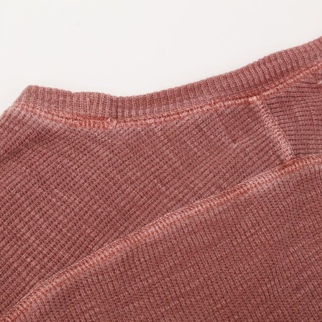 RRL Red Cotton Thermal Long Sleeve T-Shirt Tops M RedUsed