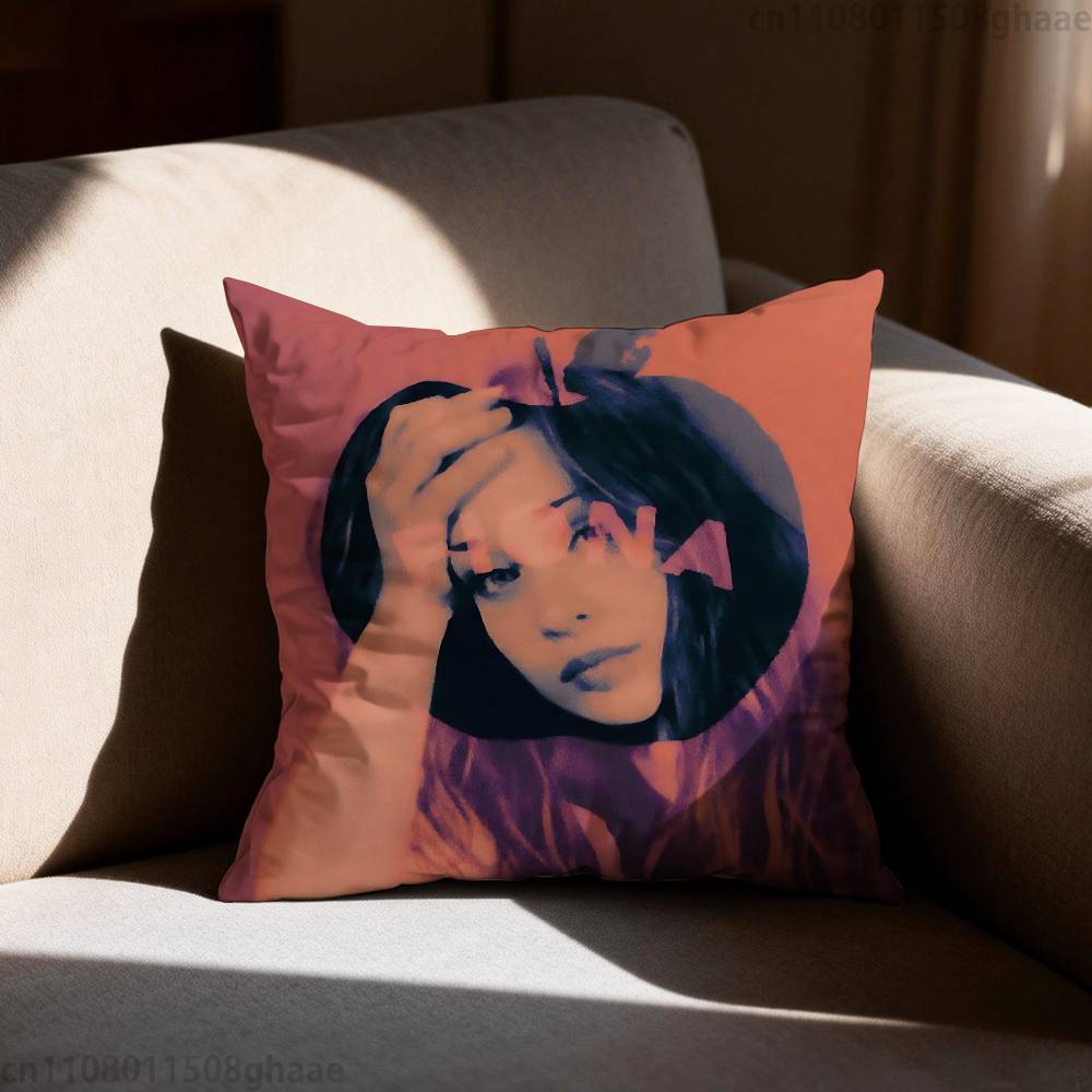 Fiona Apple Pillow Case Antidustmite Pillowcase Invisible Zipper Silky Short Plush Sofa Cushion Cover