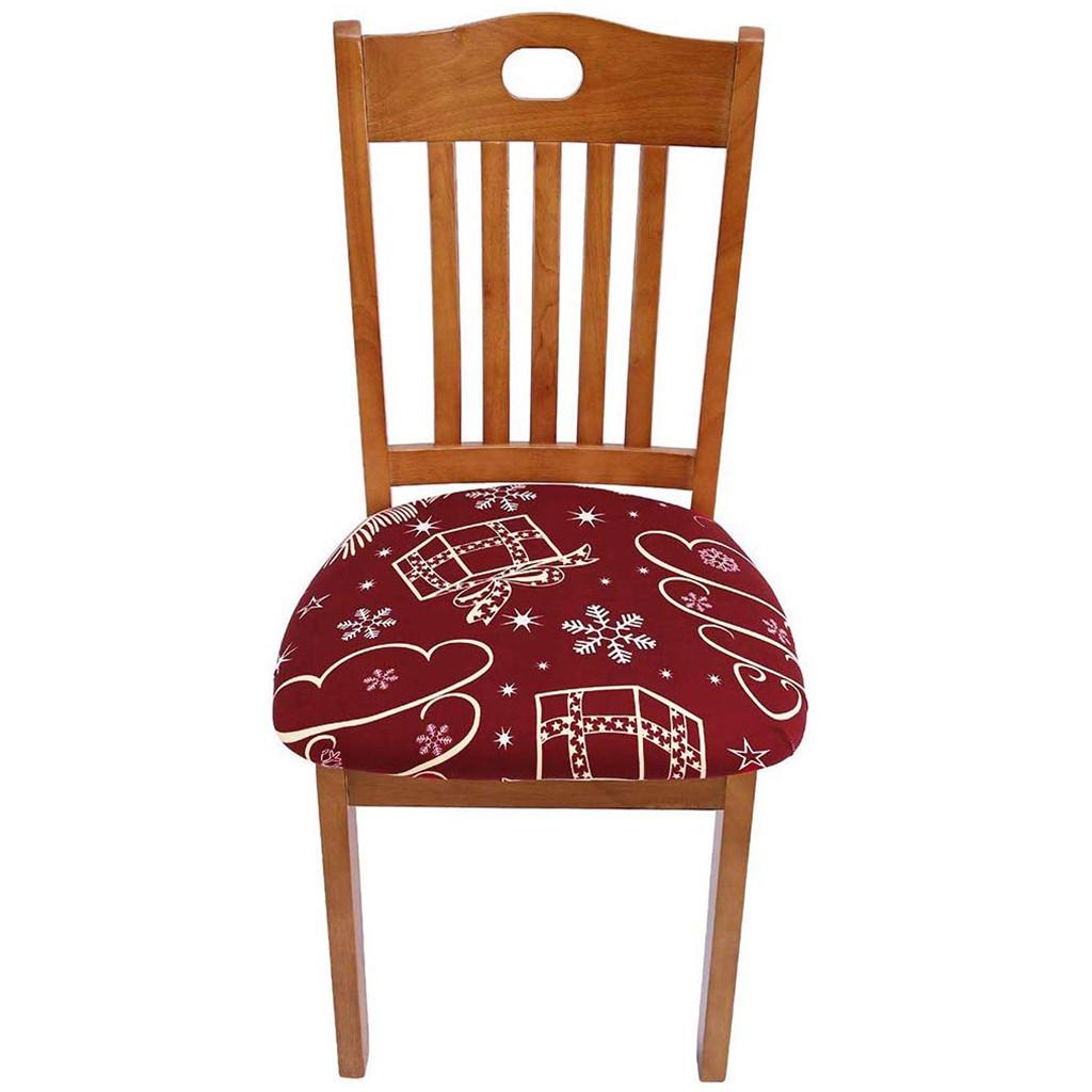 Chair Covers Dining Room Chair Protector Slipcovers Christmas Decoration 4PCS