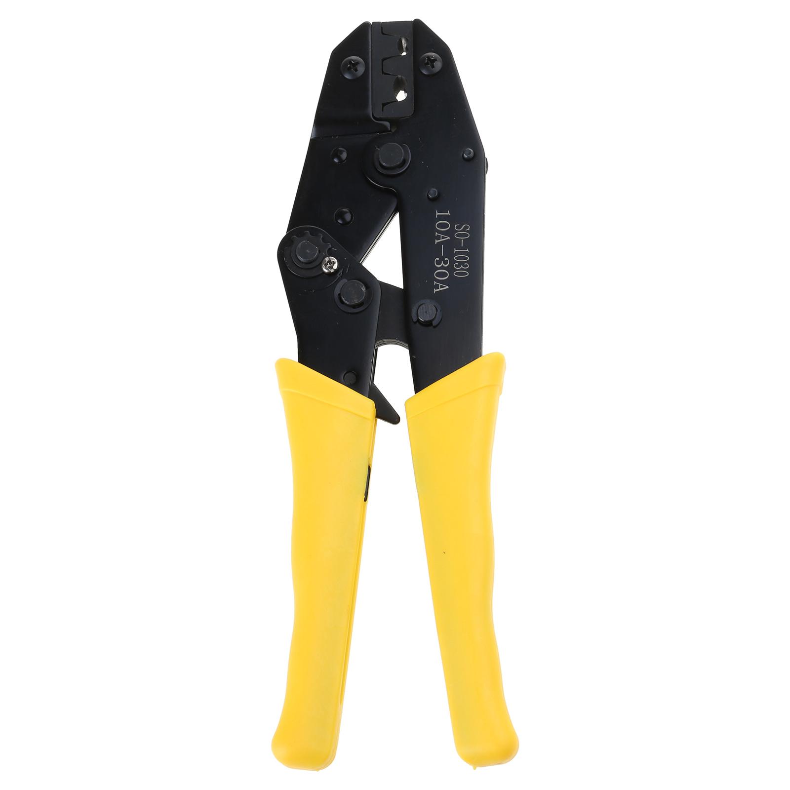 

Ratcheting Wire Terminal Crimper Tool for Insulated Terminals Fixed Jaw Crimper Replace for Solar Crimper Panel PV-Cable