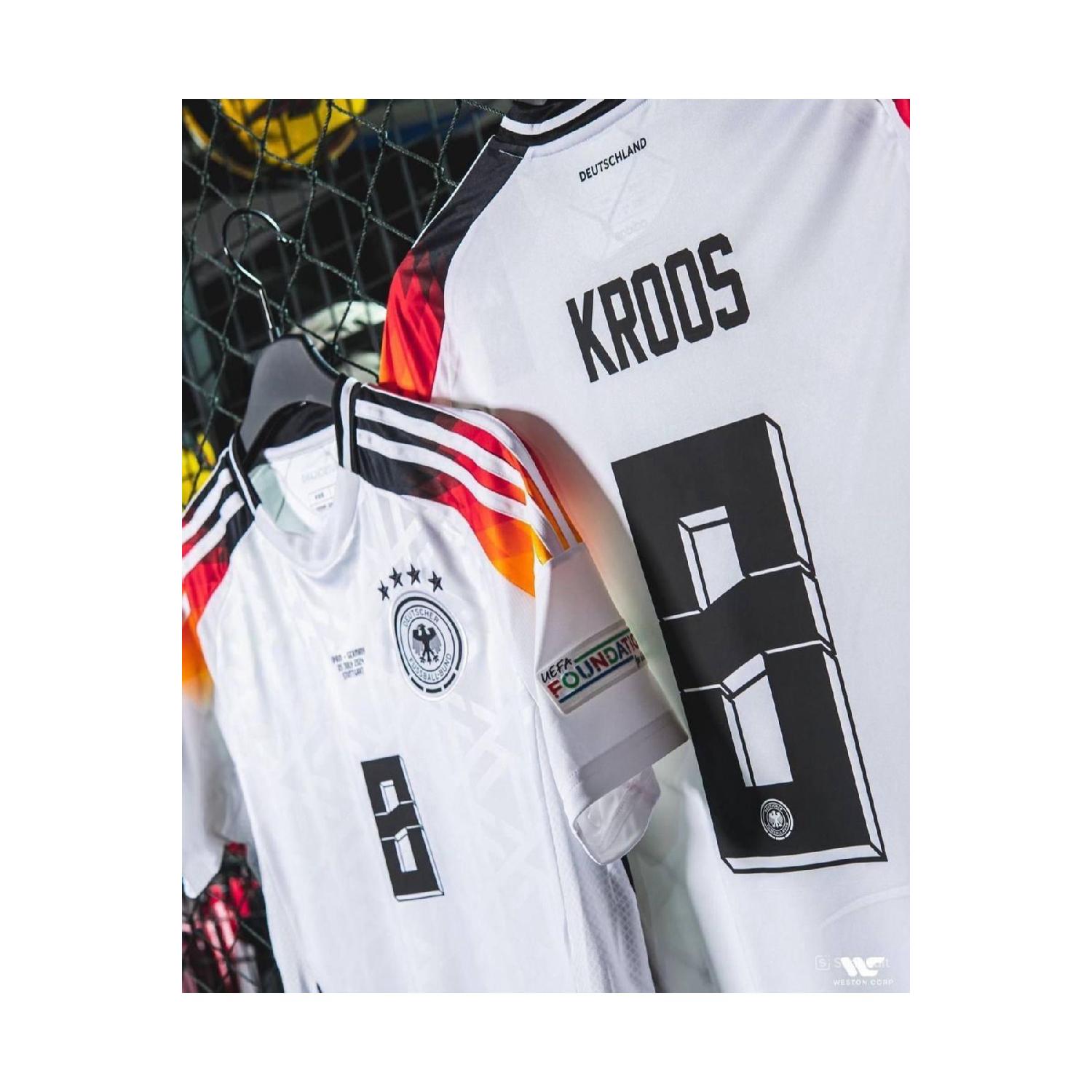 

Toni Kroos Euro 2024 White Jersey S чистый