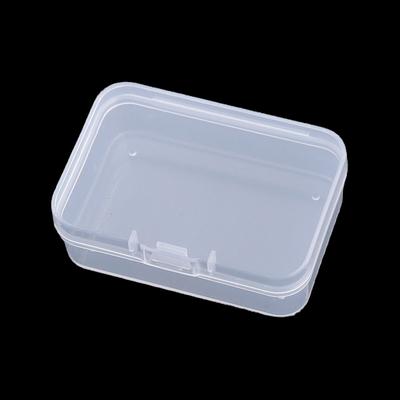 2 Stücke Transparente Aufbewahrungsbox Quadratisch Kleinteile Koffer Verpackungsboxen Schmuck Perlen Behälter Kleinigkeiten Organizer Angelutensilien