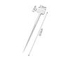 Japanese Spike Stainless Steel T Shape For Sashimi Eel Fish Precision Preparation Tool Home Kitchen Restaurant