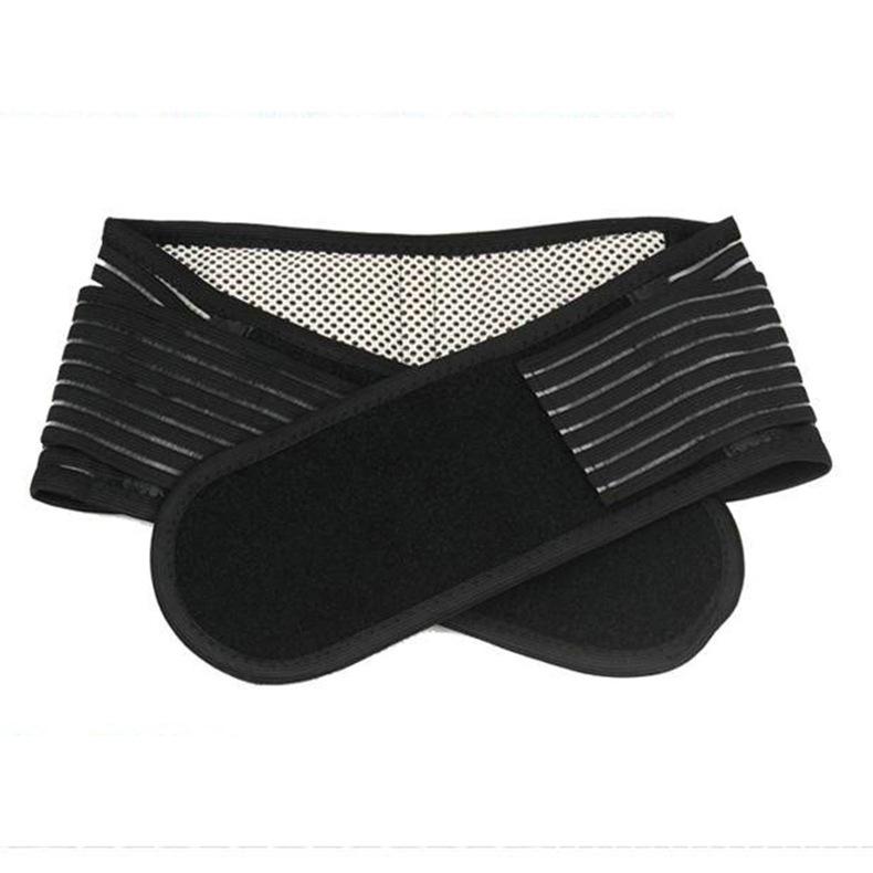 Unisex Tourmaline Self-Heating Magnetic Lumbar Support & Tummy Control Belt Medium чёрный