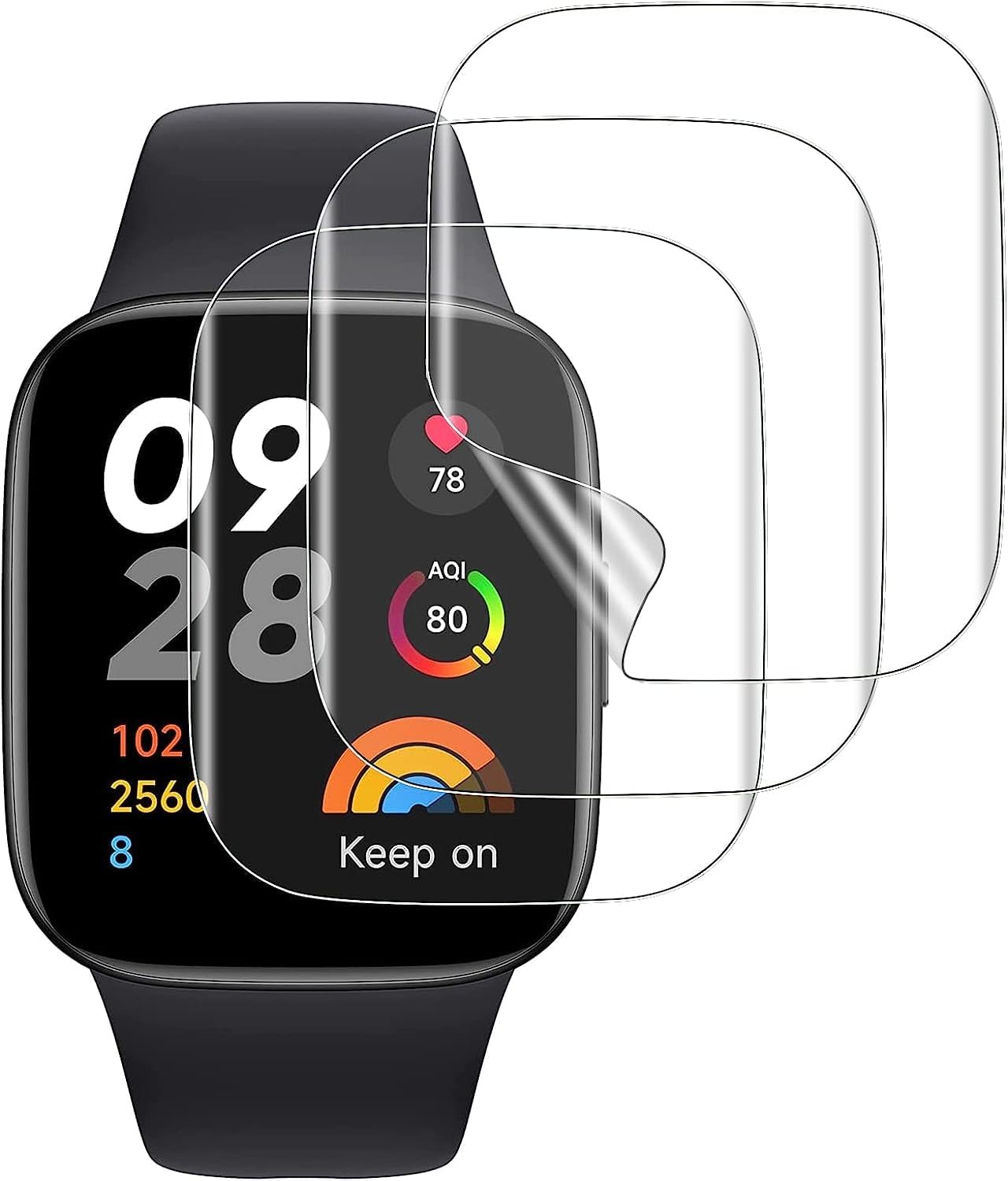 

3 шт. гидрогелевая пленка премиум-класса Redmi Watch 3 Lite, устойчивая к царапинам HD прозрачная защитная пленка для экрана смарт-часов для Redmi Watch 3 Lite Redmi Watch 3 Lite прозрачный