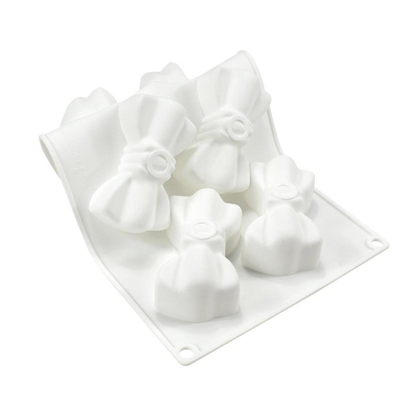 DIY Handmade Soap Making Supplies Silicone Fondant Mold Creative Bowknot Cake Decorating Tool Molds Gift for Baking