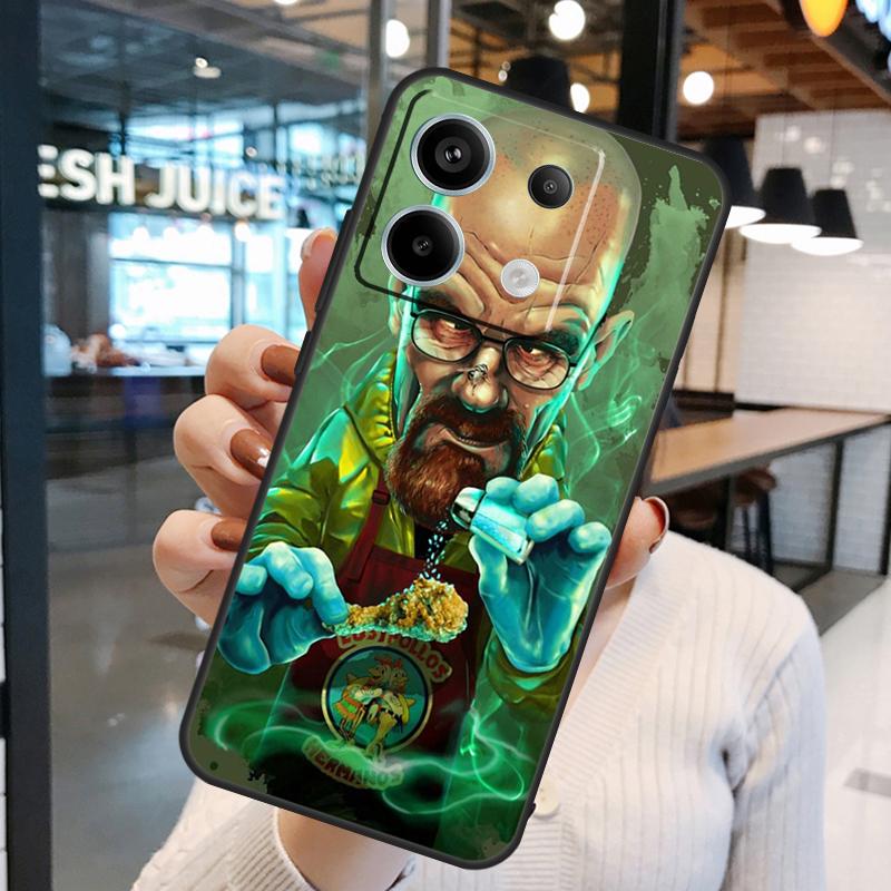Heisenberg Breaking Bad Cover For Xiaomi Redmi Note 13 Pro 12 11 9 10 Pro 9S 10S 11S 12S Redmi 12 10C 12C 13C Case