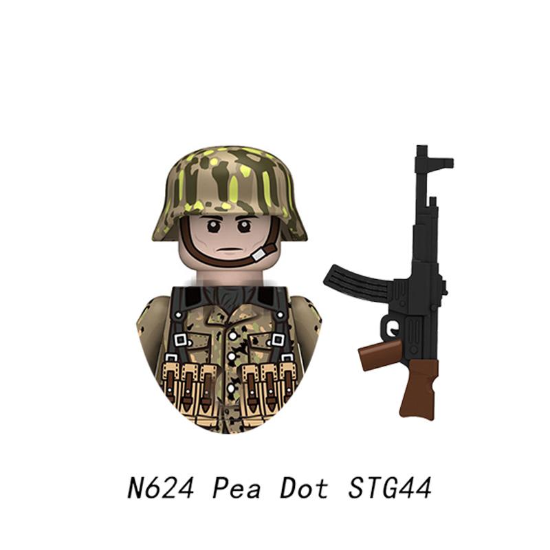 Kids Toys Mini Military Soldier Model Air Force Army Armed Camouflage Unit Small Particles Building Blocks Boys Holiday Gifts