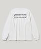 RUSTICCLUB Cowboy Message Long Sleeve_White
