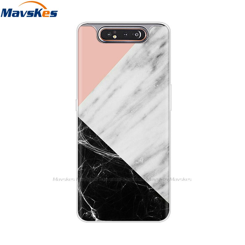 Per Samsung Galaxy A80 Custodia A805 Silicone Morbido TPU Custodia per Telefono Per Samsung A80 2019 A 80 GalaxyA80 A805F A805 SM-A805F/DS Copertura