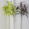 Tredimensionella liljebambu grenar 2 st Simulering Grön växt Blomsterarrangemang 24 blad Vas Matsbordsdekorationer