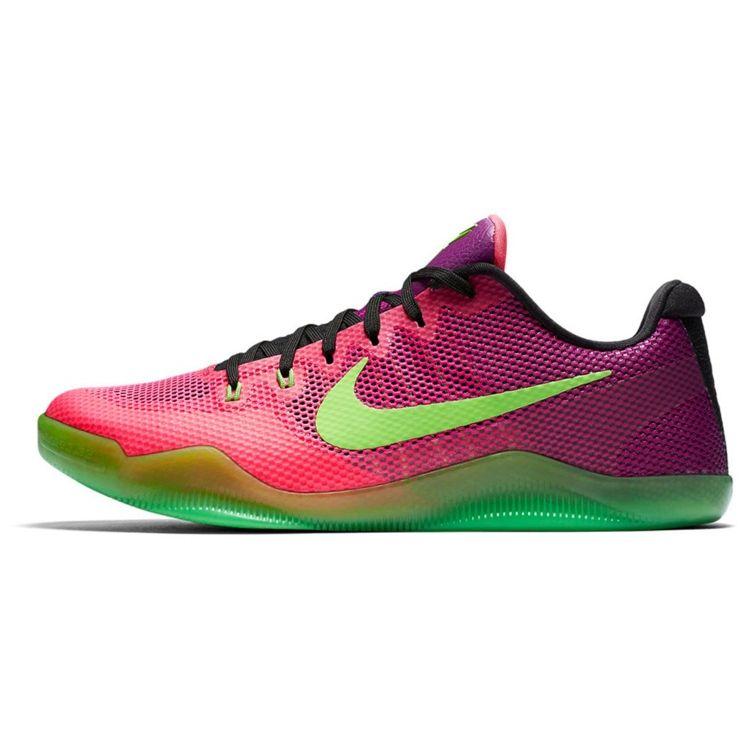 

Мужские кроссовки Nike Kobe 11 Mambacurial, разноцветные, розовые, с вспышкой, зеленые, красные, сливовые 836183-635