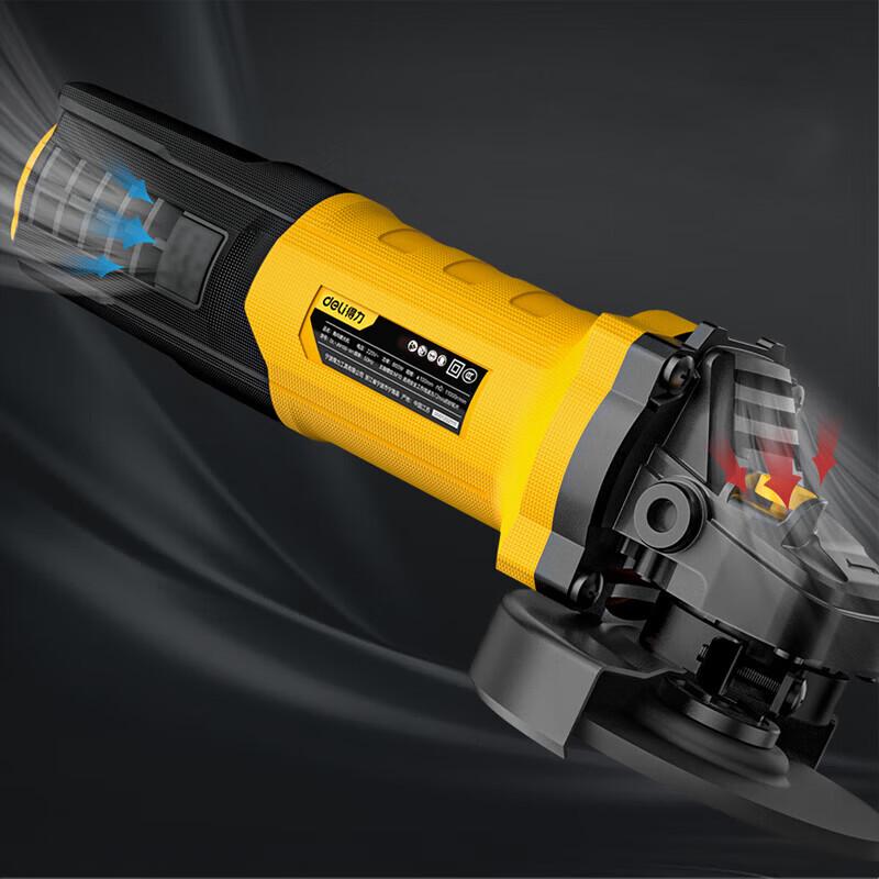 Deli DC720A 1200W 100mm Corded Angle Grinder CN plug (adapter included)