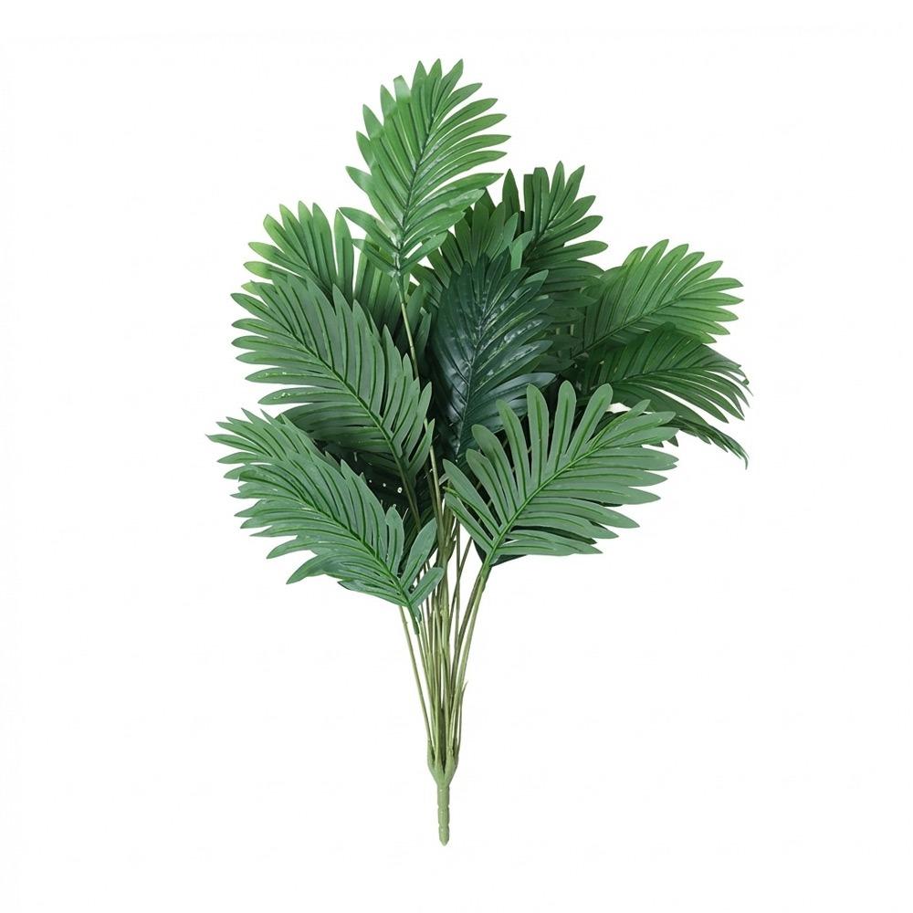 18 Leaves Simulation Plant Palm Tree Faux Greenery Leaves Creative Artificial Plant Leaves  Gift