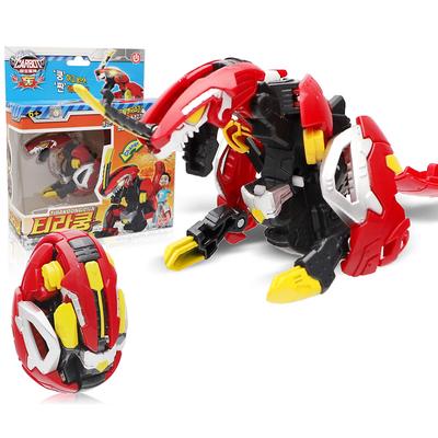Jouet créatif de déformation d'anime Œuf de carbot Transformation automatique Œuf de dinosaure Garçons Robot Tyrannosaure Ptérodactyle Jouets