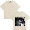 Singer Alejandro Sanz Harajuku Graphic 2026 Mens Women Cozy Tshrit Fashion Hip Hop Y2K Casual Streetwear Cotton Short Sleeve Tee