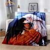 Caricature Inuyasha Fashion Blanket Sesshoumaru Flannel Warm  Portable Super Soft Children  Girls Gift