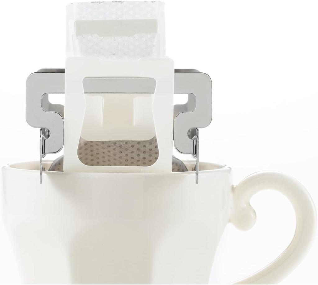 Yoshikawa Drip Bag Stainless Steel Holder (SJ3400) - Perfect for Those Who Want a Little More Height. Assembly Required. Includes a Convenient Case
