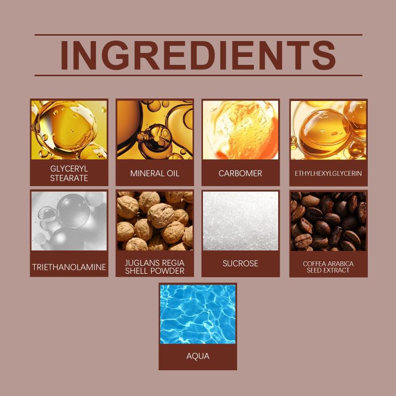 Jaysuing Coffee Body Scrub - Body Cleansing, Moisturizing, Softening, and Skin Care Scrub one size