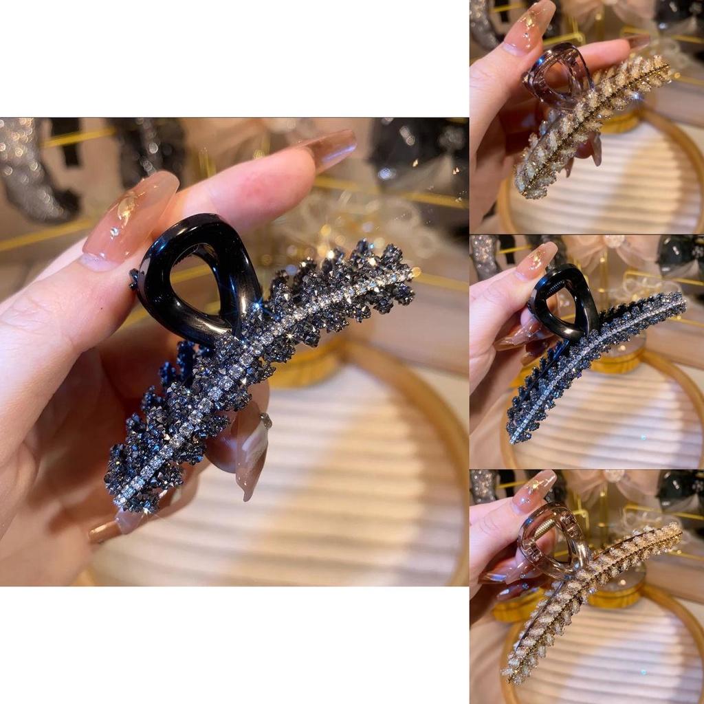 2023 Ny Ankomst Akryl Hårklämma För Kvinnor Handgjord Söt Stil Stor Storlek Te Färg Vete Strå Klämma