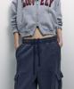 NOHANT Washed Cargo Sweat Pants Navy