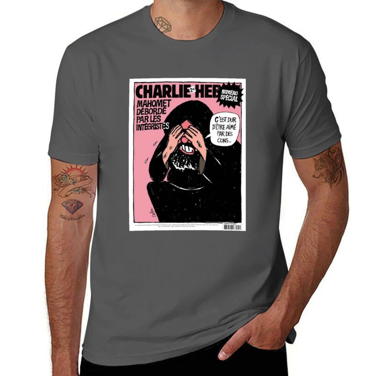 

Charlie Hebdo 3 T-Shirt man t shirts for men casual man graphic t shirt T-Shirt 4XL