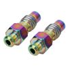 2 Pcs   Alloy Oil Disc Brake Bleed Nipple Exhaust Screws Set for Road   Accessories