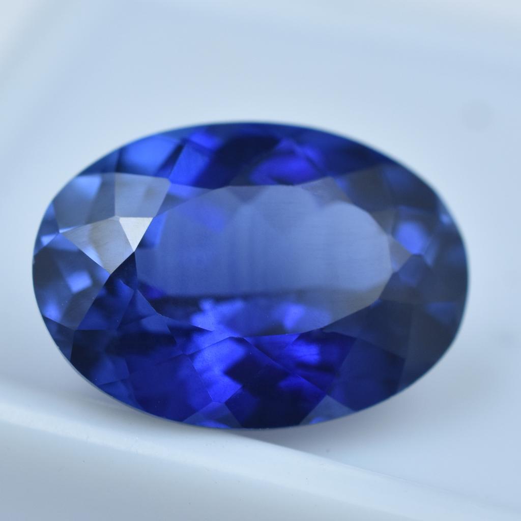 Natural Blue Tanzanite Loose Gemstone 7.05 Ct Oval Cut Jewelry Grade for Jewelry Making and Crafts