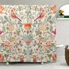 Tenda da bagno con motivo floreale William Morris Tenda da doccia in tessuto poliestere impermeabile Tenda decorativa per bagno Copertura per fare il bagno