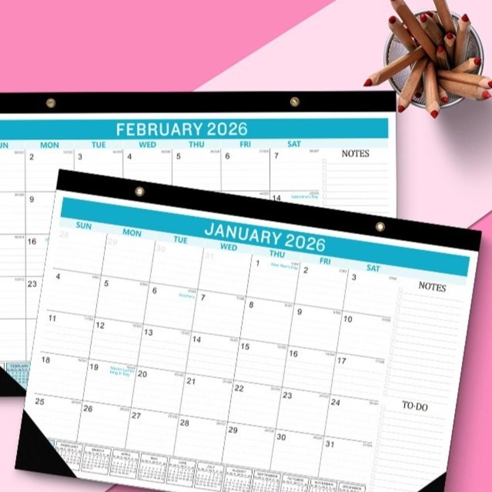 Spacious Hanging Calendar Creative Monthly Planner Calendar 18-Month Calendar  Family Planning