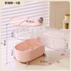 Desktop Storage Box Light Luxury Home and Daily Necessities Jewelry Sundries Dust-proof and Moisture-proof with Cover Rotating Cosmetics Storage