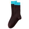 Retro Contrasting Socks Pure Cotton Tube Socks Season Dongdaemun Internet Celebrity Double Needle Boneless Pile Socks