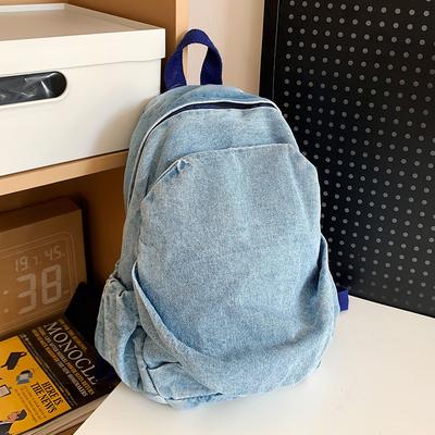 Denim Ausflug Shopping Kleiner Rucksack Damenrucksack Mode Vielseitige Schultasche