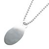 TIFFANY&Co. Return to TIFFANY & Co. oval tag Necklace Silver925 26.1g Women Used