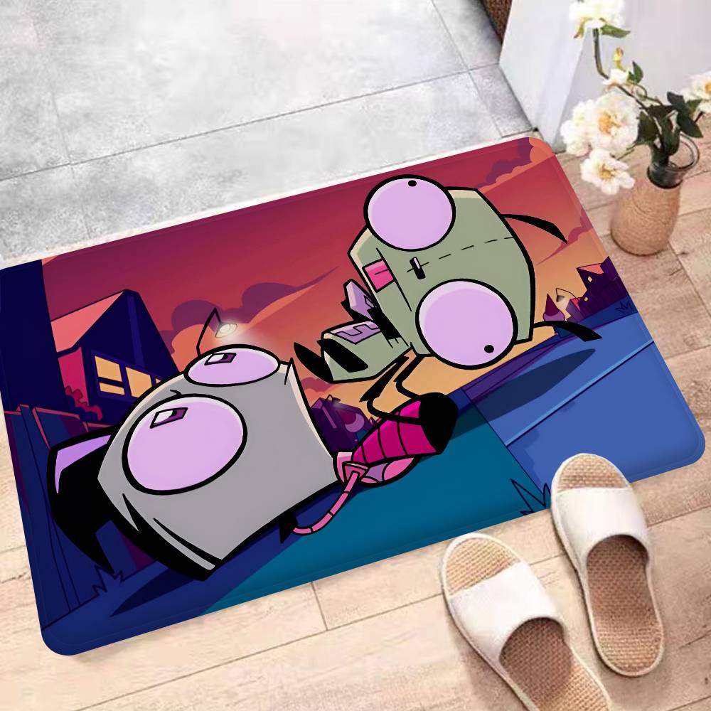 TV-Serie I-Invaderes Z-ZIM Fußmatte INS Stil Weich Schlafzimmerboden Haus Waschküchenmatte Rutschfest Bettvorleger Bereichsteppiche