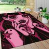 1Pc Monster High Starry Night Carpet Rug Customizable Soft Washable Antislip Home Living Room Sofa Mats Personalized Rug 091728