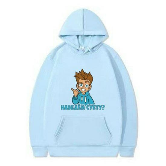Trendy Unisex Cartoon Street Style Hoodie for Kids 120 cm