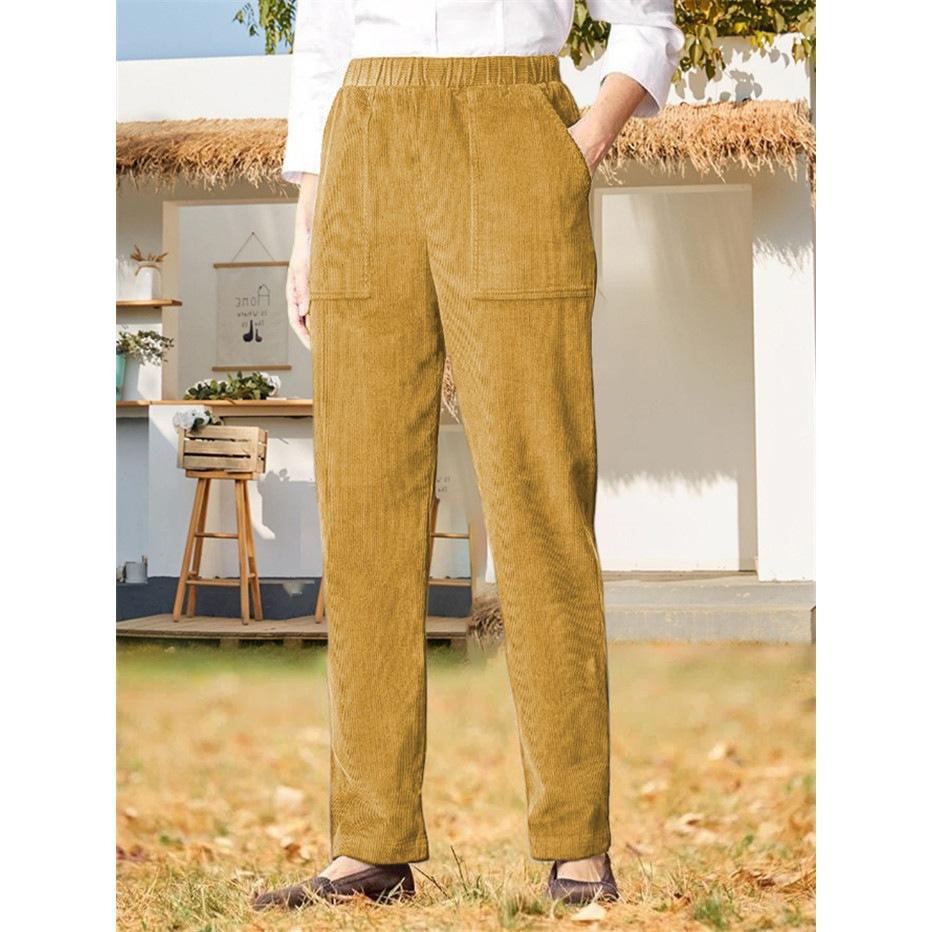 Women's Straight Leg Casual Pants In Multiple Colors