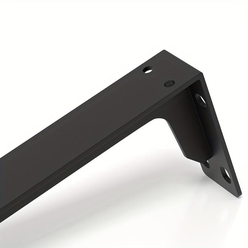 2pcs Heavy-Duty Metal Wall Hooks - Sturdy Triangle Shelf Support Bracket for Wardrobe, Closet, Entryway - Durable Furniture Hardware Organizer