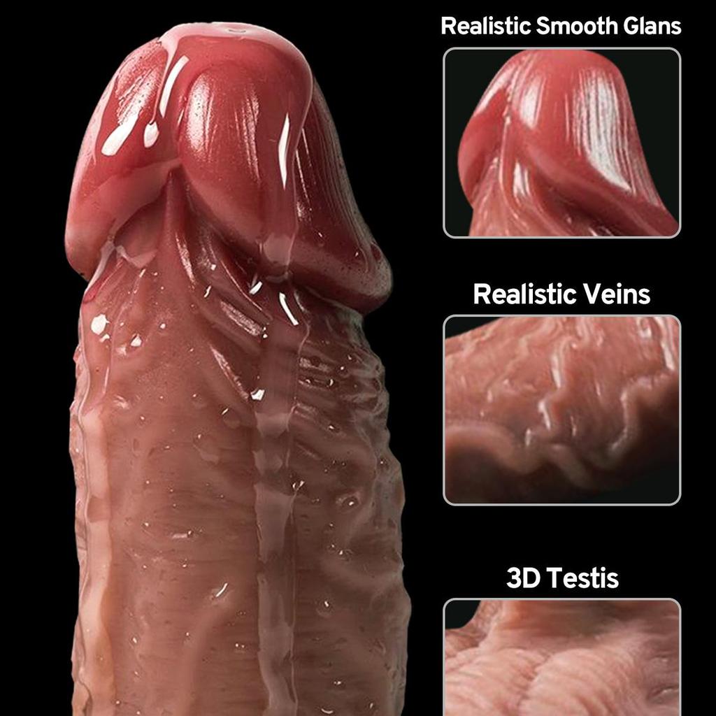 Realistic G-Spot Dildo with Suction Cup Silicone Penis Anal Dildo Adults Sex Toys for Women Man Strapon Dick Vagina Stimulator