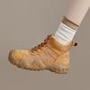 Mountaineering Leather Boots New Leather Shoes Wear-Resistant Short Boots British Casual Martin Boots Non-Slip Women'S Boots